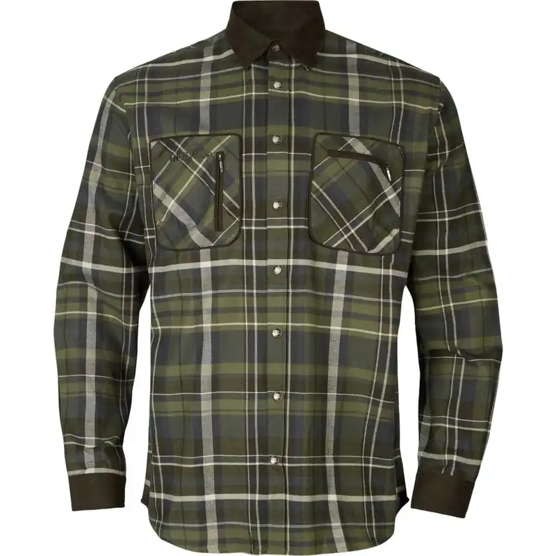 Sonderangebot Härkila Hemd Pajala, Olive Check